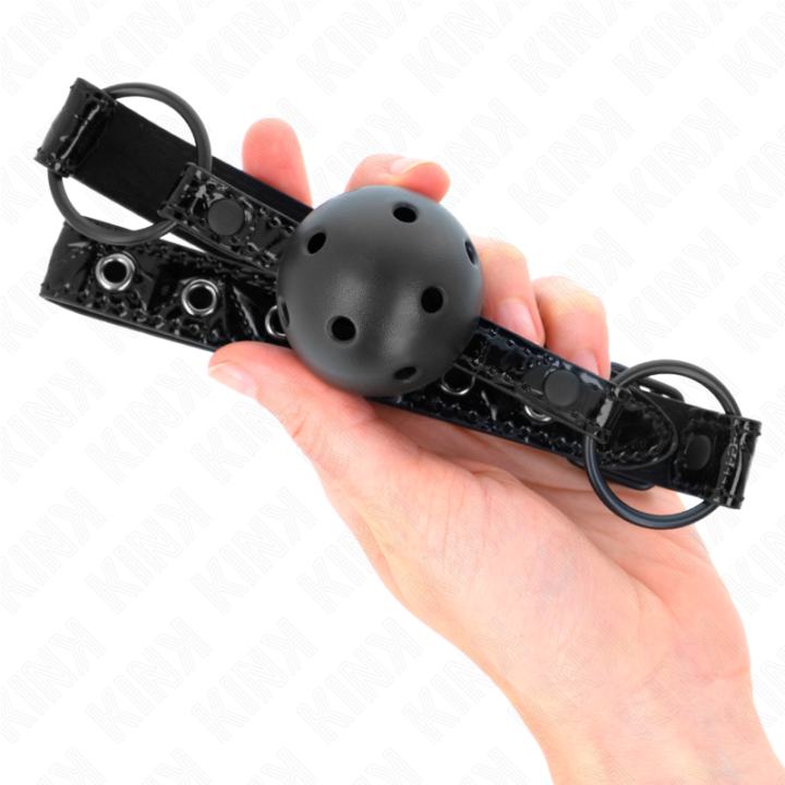 Kink - Diamond Pattern Ball 4.5 cm Gag Model 3 64.5 cm Adjustable 42-60 cm
