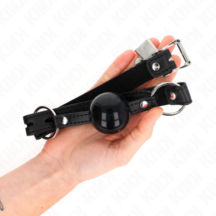 Kink - Tpe Ball 4 cm Gag With Black Lock 60 x 2 cm