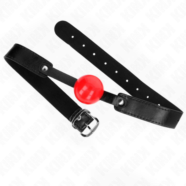 Kink - Soft Tpe Ball 4 cm Gag Model 1 66 x 2.5 cm Adjustable 41-61 cm