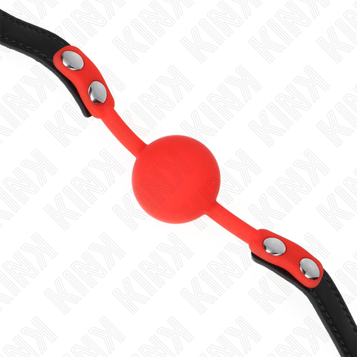 Kink - Red Silicone Ball 4 cm Gag 60 x 2 cm