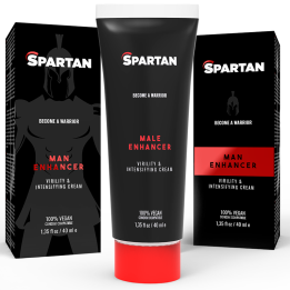 Spartan - Gel di Coppia Crema Virilità e Insensificante 100% Vegan