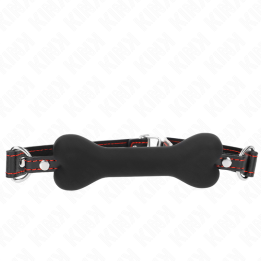 Kink - Black Bone 12 cm Gag 63 x 2 cm