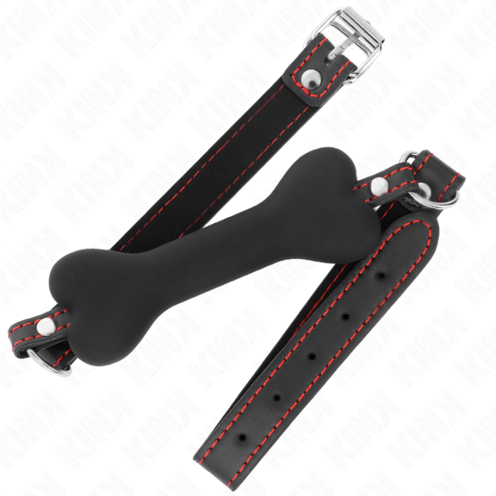 Kink - Black Bone 12 cm Gag 63 x 2 cm