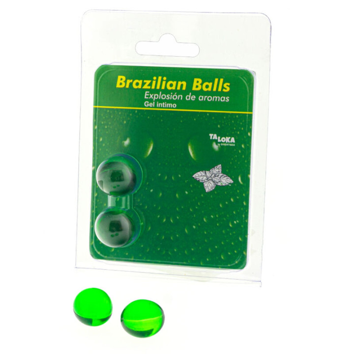 Taloka - 2 Bolas Brasileiras Gel Íntimo de Hortel
