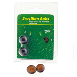 Taloka - Gel Intime 2 Boules Brésiliennes au Chocolat