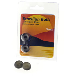 Taloka - 2 Boules Brésiliennes Gel Excitant Effet Frais