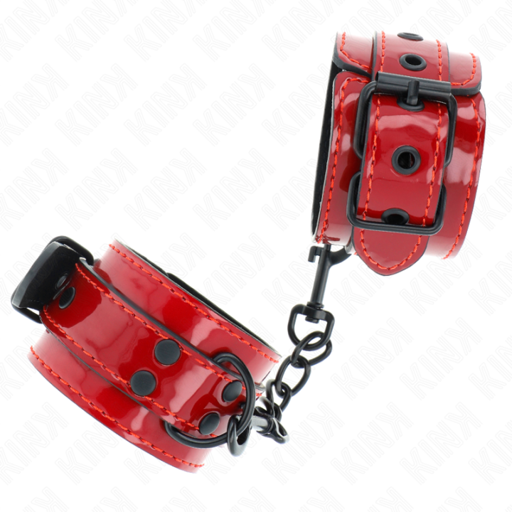 Kink - Dunkelrote Handgelenkmanschetten 23 x 5 cm