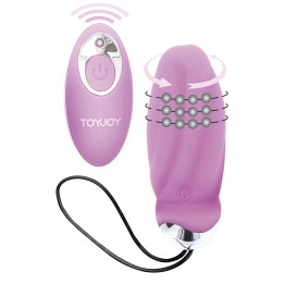 Toyjoy - Felicidade Você me Racha Rosa Vibrador Controle Remoto