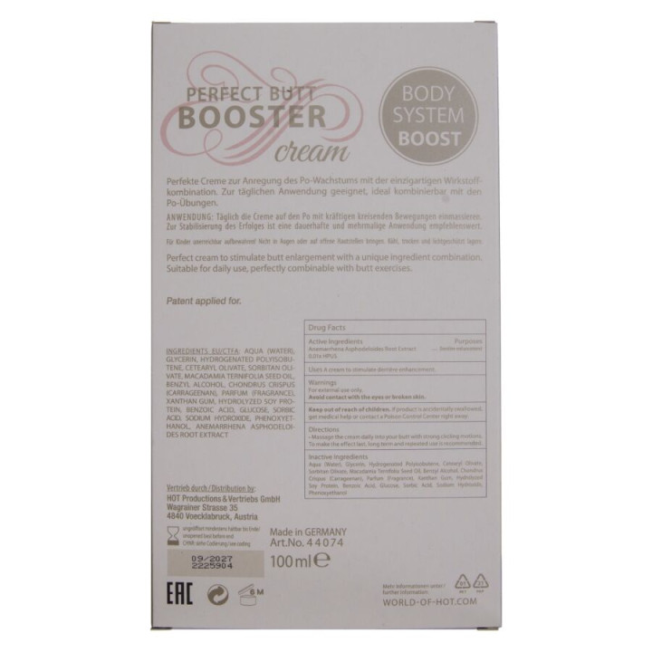 Hot - Crema Xxl Booty Booster 100 ml