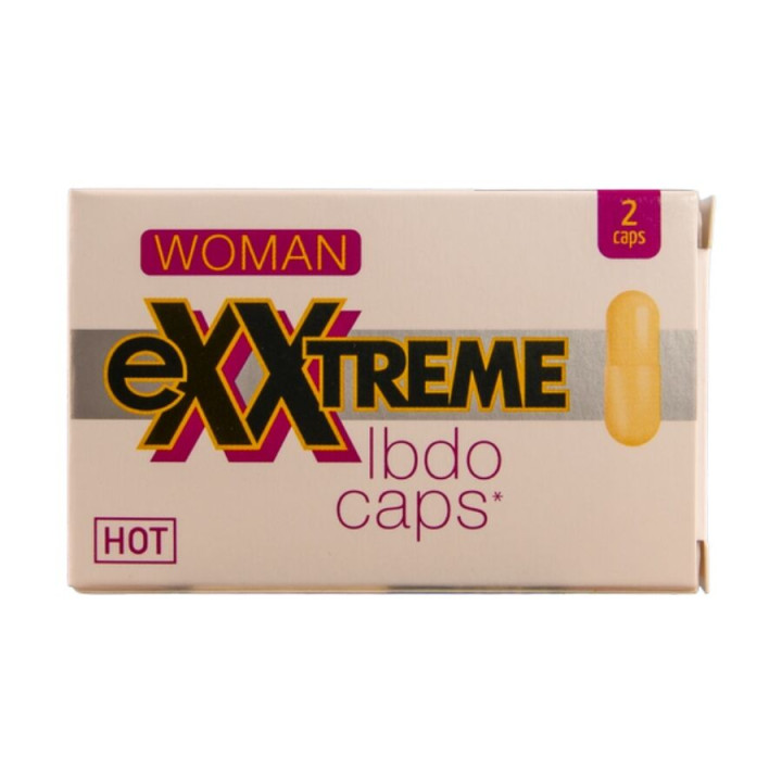 Hot - Cápsulas Para Libido Extrema Mulher 2 Unidades