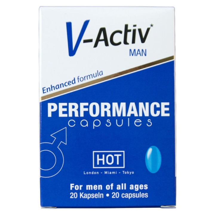 Hot - v-Activ Caps Man 20 Units