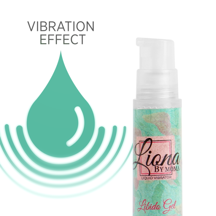 Liona by Moma - Wibrator w Plynie Zel Libido 6 ml