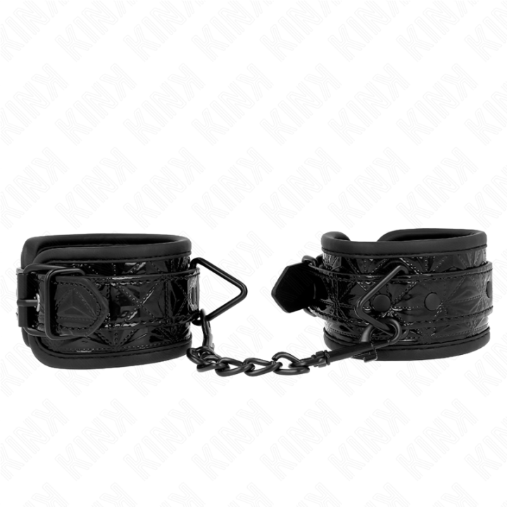 Kink - Pulso Padrão Diamante Preto Ajustável 17-26 cm x 5,5 cm