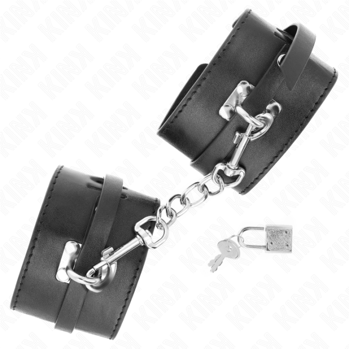 Kink - Resistenza da Polso Deluxe Con Bloccaggio Nero Regolabile 14,5-21 cm x 6 cm
