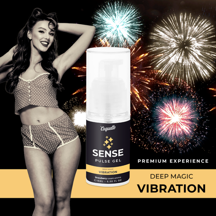 Coquette Chic Desire - Pulse Gel Strawberry Magic Vibration Premium 15ml