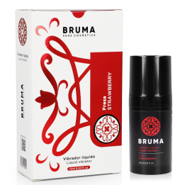 Bruma - Vibratore Liquido Ultra Scorrevole Fragola 15 ml