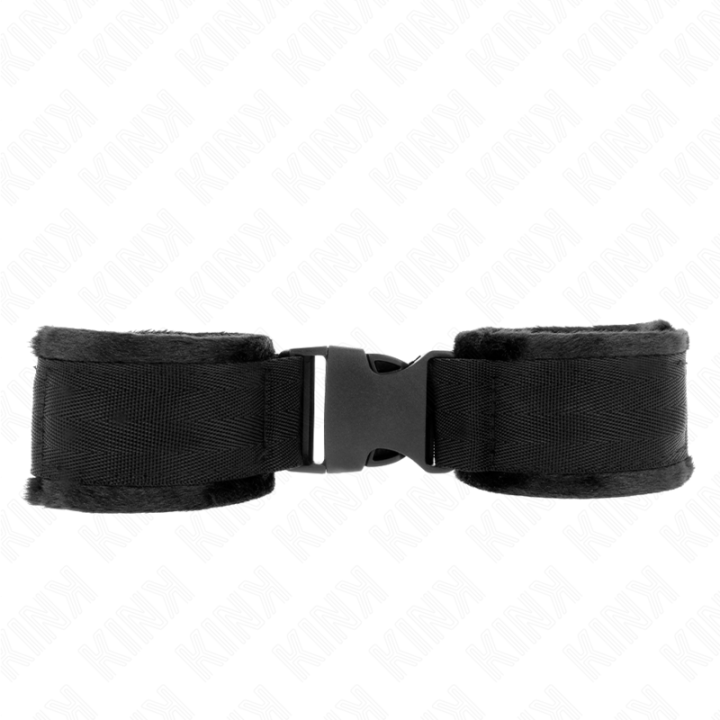 Kink - Nylon Bind Hook&Loop Wrist Restraints Red-Black Model 1 Ajdustable 25-35 cm x 6 cm