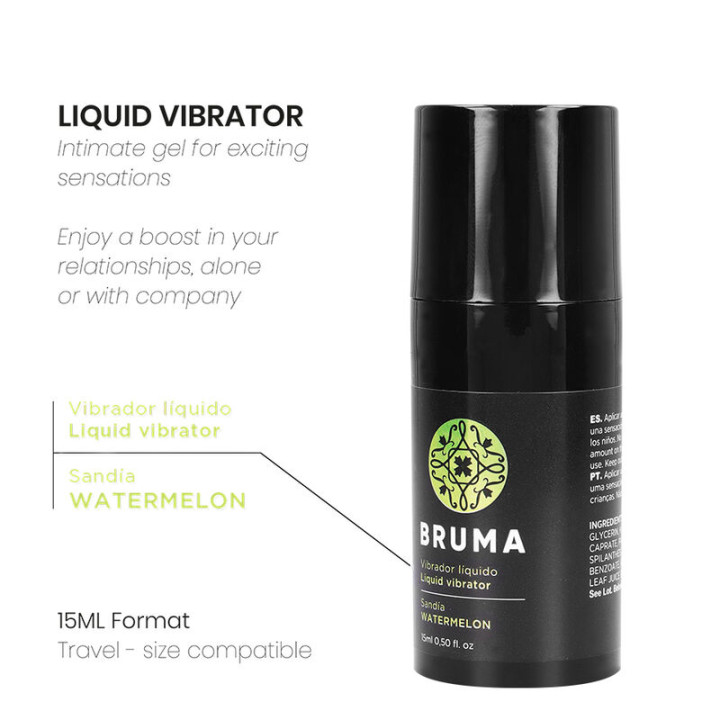 Bruma - Liquid Vibrator Ultra Sliding Watermelon 15 ml