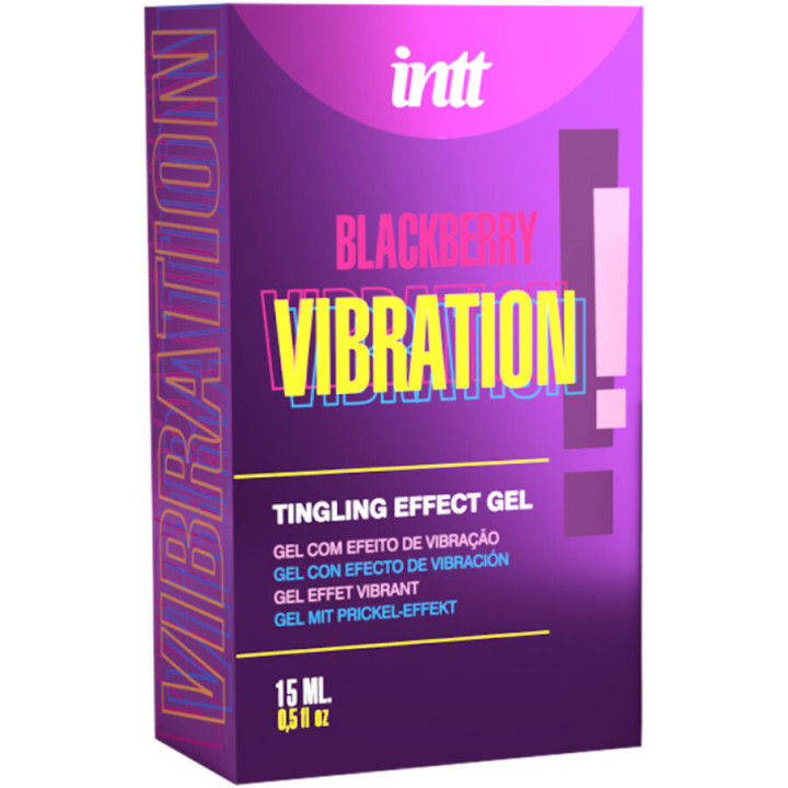 Intt Releases - Gel Vibrante Líquido Sabor Amora 15 ml