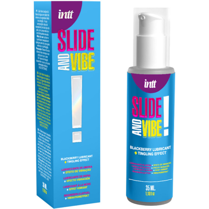 Intt Releases - Lubrifiant Vibrant à Base d'Eau Kissable 35 ml