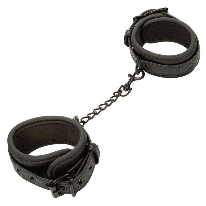 Calexotics - Nocturnal Chevilles Réglables en Cuir Noir