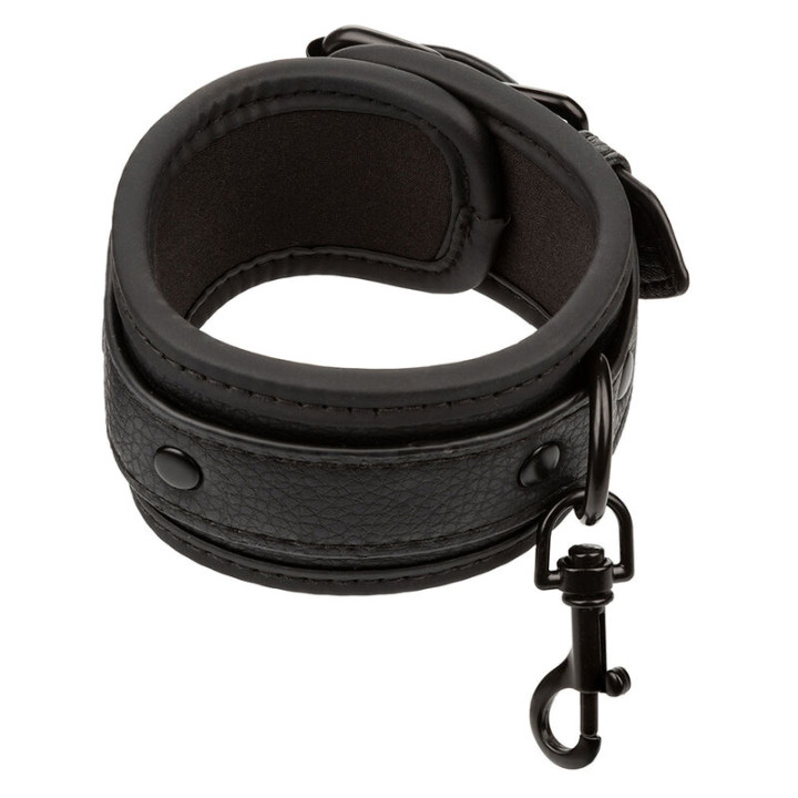 Calexotics - Nocturnal Esposas de Tobillo Cuero Ajustable Negro