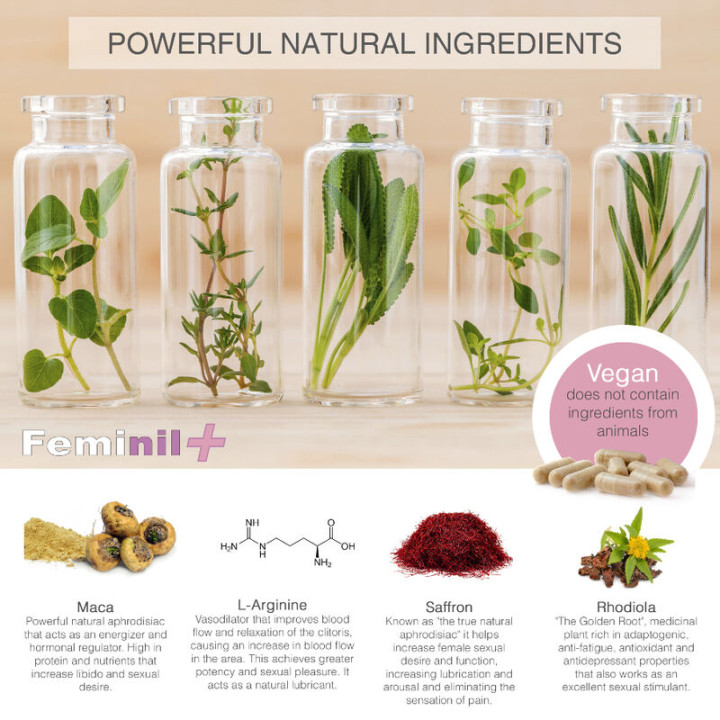 Feminil + – Complemento Alimenticio Para la Libido Femenina
