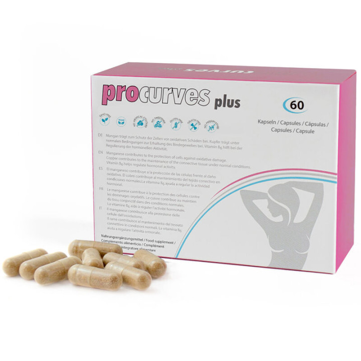 500 Cosmetics - Procurves Plus Pilules d'Amélioration du Sein Naturel