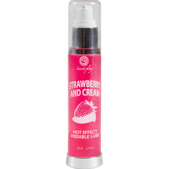 Secretplay - Schmiermittel 2-1 Wärmeeffekt Erdbeere & Creme 50 ml