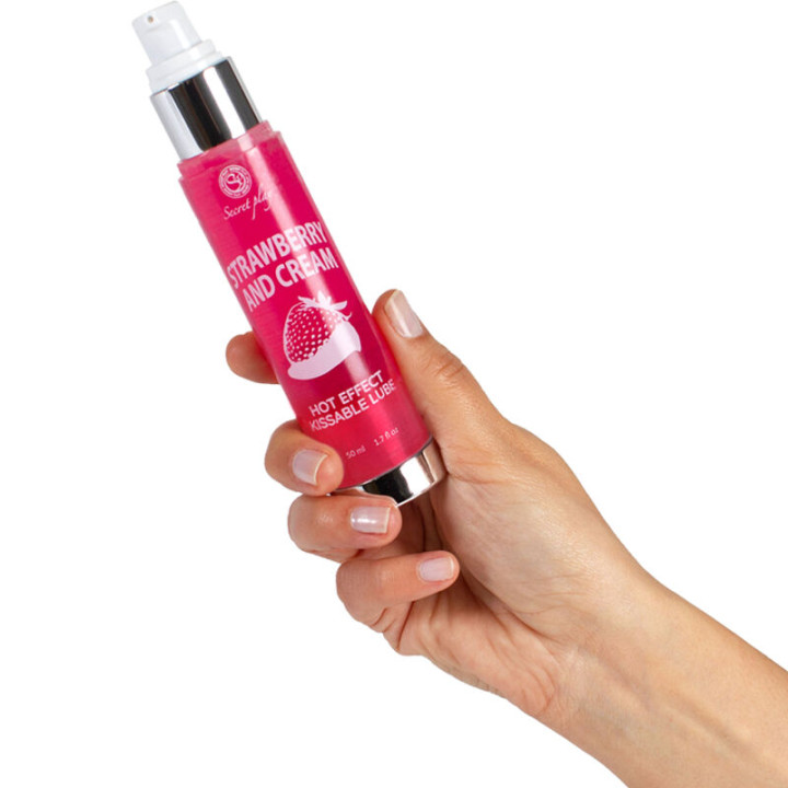 Secretplay - Schmiermittel 2-1 Wärmeeffekt Erdbeere & Creme 50 ml