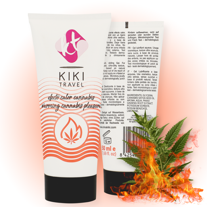 Kikí Travel - Cannabis Hot Effect Lubricant 50 ml