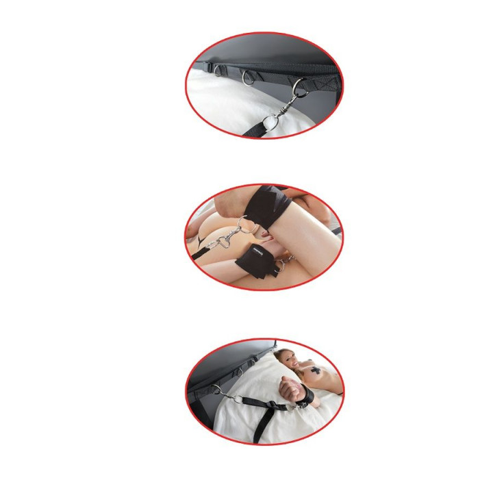 Fetish Fantasy Series - Kit Ataduras Para la Cama 2