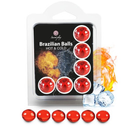 Secretplay - Set 6 Brasilianische Bälle Heisser Und Kälter Effekt