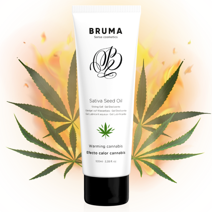 Bruma - Sativa Seed Oil Sliding Gel Warming Cannabis Flavor 100 ml