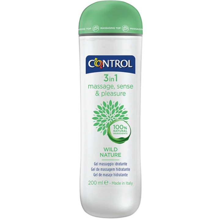 Control - Gel de Massage Nature Sauvage 3 en 1 200 ml