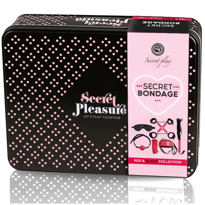 Secretplay - Bdsm Set 6 Pcs Red Collection