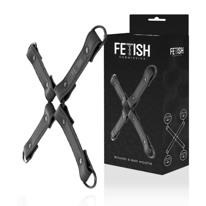 Fetish Submissive - União de Algemas de Couro Vegano