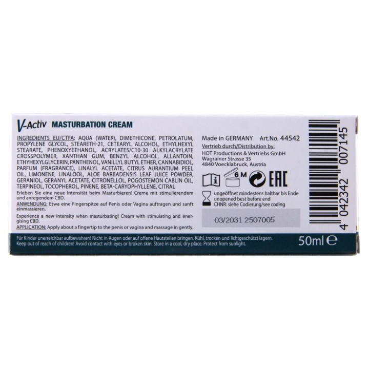 Hot - Krem do Masturbacji z Cbd - Unisex 100ml
