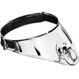 Metal Hard - Restraint Collar With Ring And Padlock 12.5 cm
