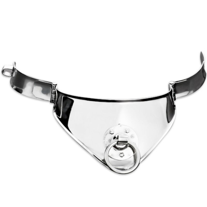Metal Hard - Restraint Collar With Ring And Padlock 12.5 cm