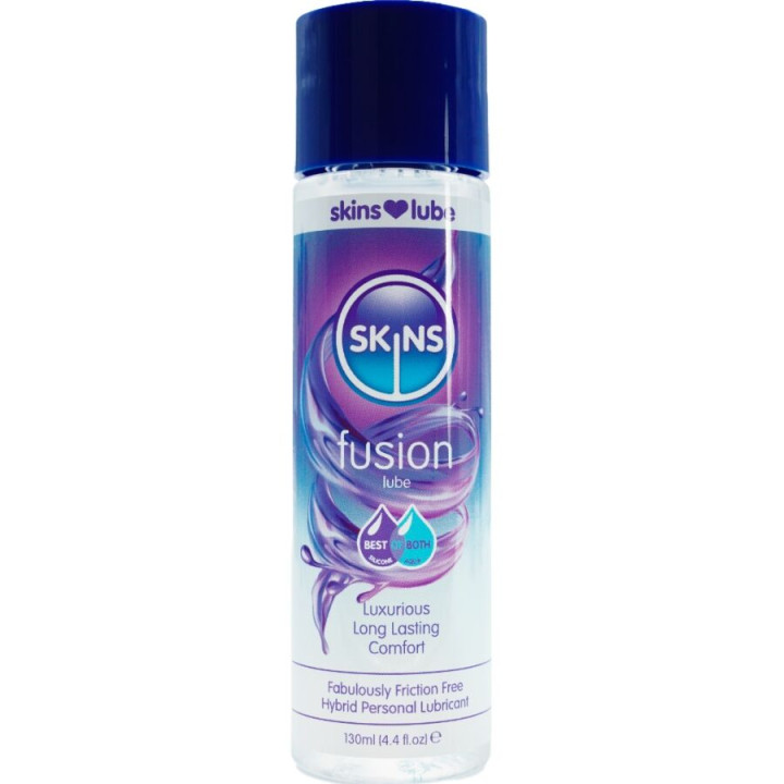 Skins - Fusion Lubrifiant Hybride à Base d'Eau et de Silicone 130 ml