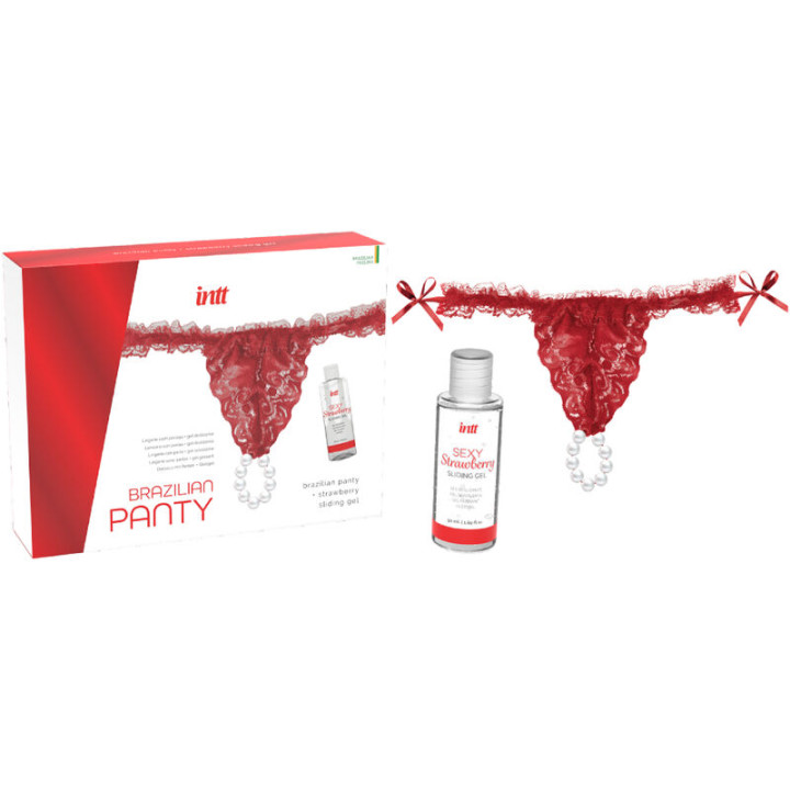 Intt Releases - Brasilianisches Rotes Höschen Mit Perlen Und Schmiergel 50 ml