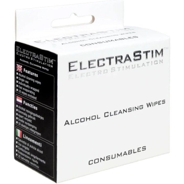Electrastim - Alkohol-Reinigungstücher 10 Einheiten