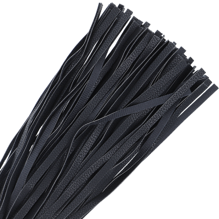 Darkness - Chicote Bondage Preto 42cm Couro