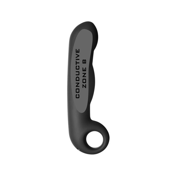 Electrastim - Ovid Silicone Black Dildo