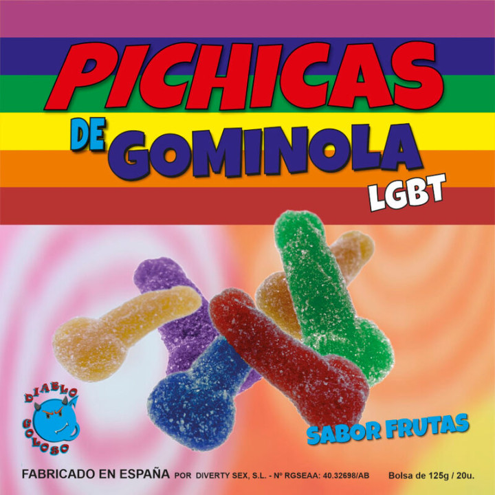 Pride - Zelki Penis Owoce z Cukrem Lgbt