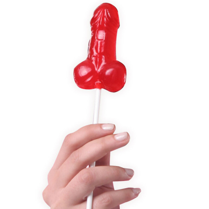 Secretplay - Display Assortment Penis Lollipops Strawberry 40 Units