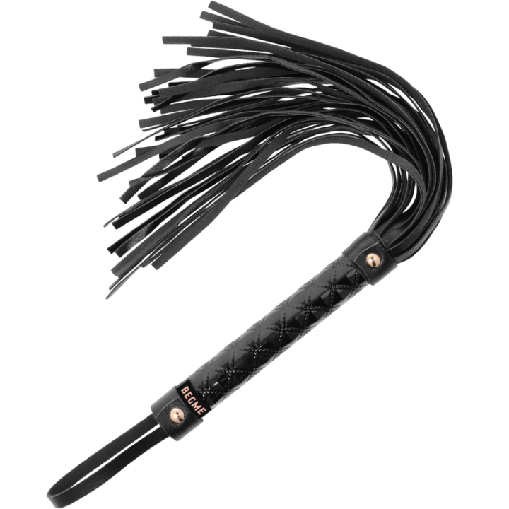 Begme - Black Edition Flogger de Couro Vegano