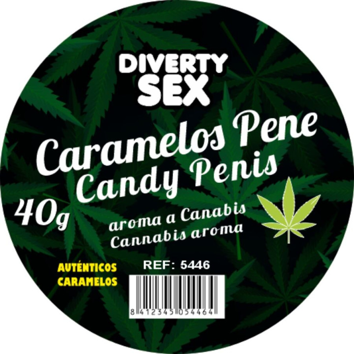 Diablo Goloso - 20 Pênis Doces Cannabis Aroma