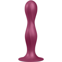 Satisfyer - Dildo in Silicone Doppia Palla Granato